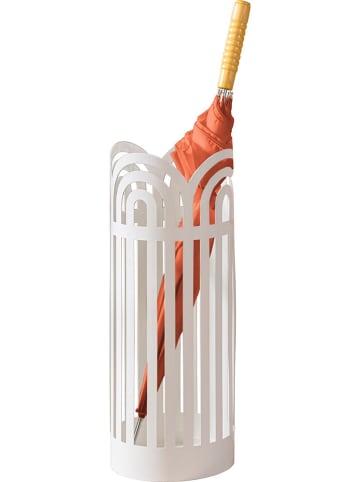 heine home Stojak w kolorze białym na parasole - wys. 49 x Ø 19 cm