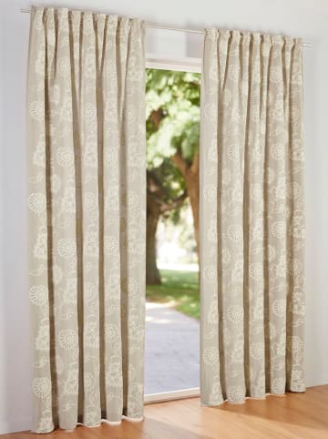 heine home Decogordijn beige