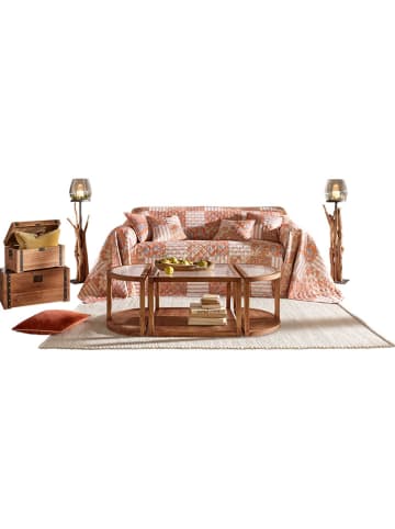 heine home Fauteuilhoes oranje/lichtbruin