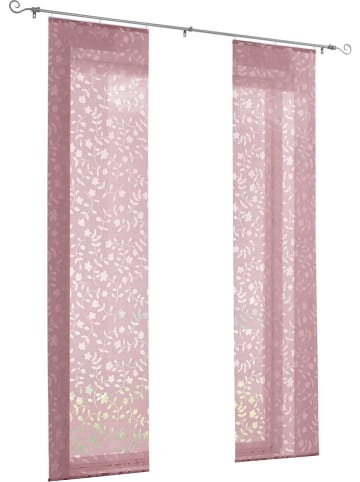 heine home Zasłona przesuwna w kolorze jasnoróżowym