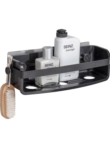 heine home Duschablage in Schwarz - (B)33 x (H)8 x (T)9 cm