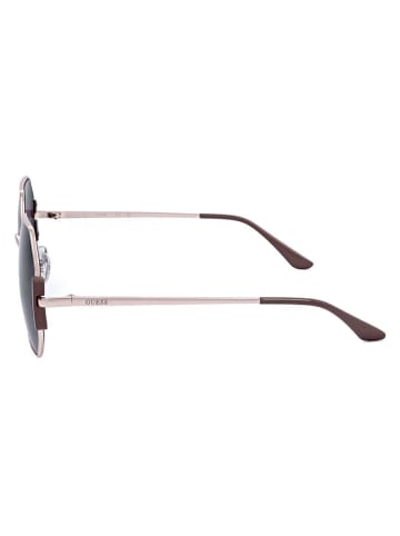 Guess Dames zonnebril goudkleurig/donkerblauw