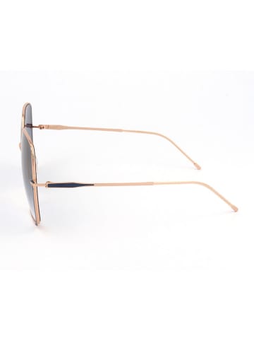 Hugo Boss Damen-Sonnenbrille in Gold/ Dunkelblau