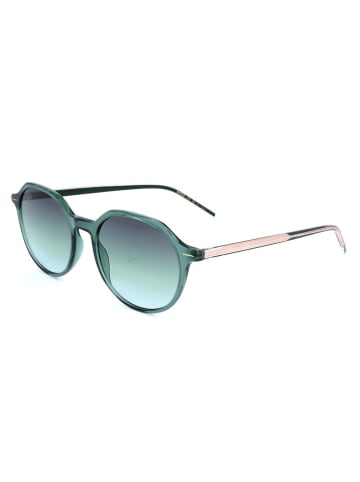 Hugo Boss Damskie okulary przeciwsłoneczne w kolorze zielonym