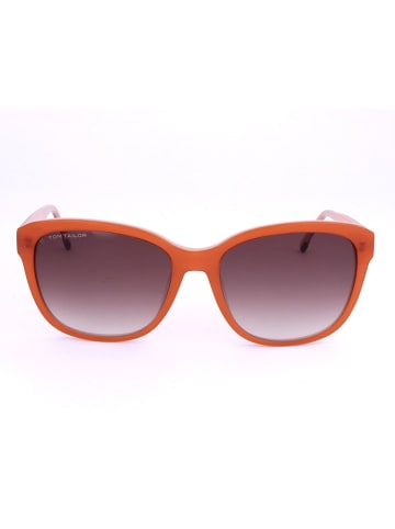 Tom Tailor Damen-Sonnenbrille in Orange/ Braun