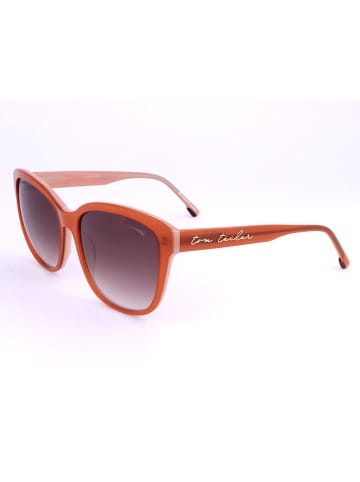 Tom Tailor Damen-Sonnenbrille in Orange/ Braun