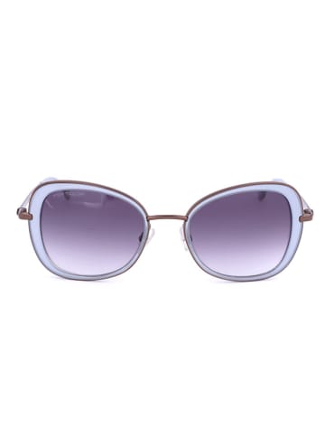 Tom Tailor Damen-Sonnenbrille in Gold-Hellblau/ Blau