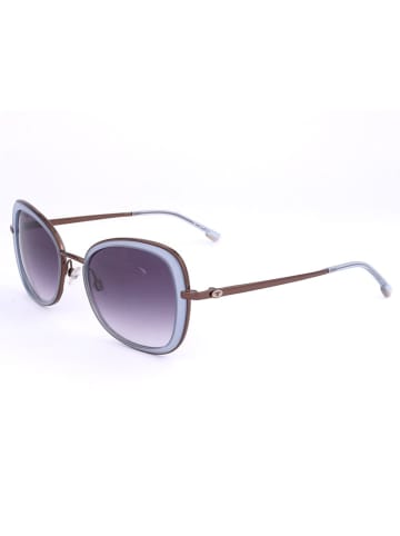Tom Tailor Damen-Sonnenbrille in Gold-Hellblau/ Blau