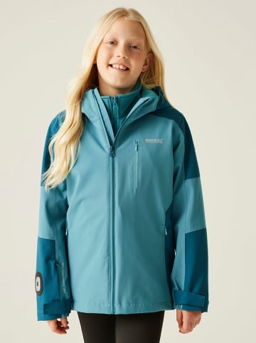 Regatta 3-in-1 functionele jas "Trekktain II" turquoise
