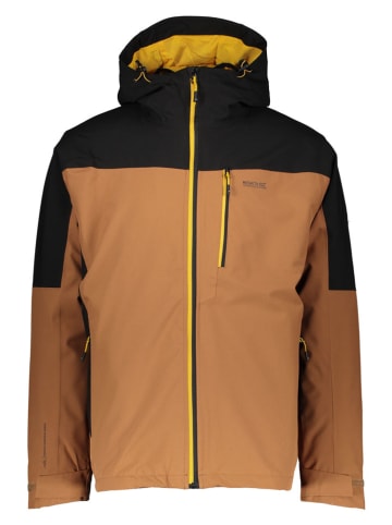 Regatta Funktionsjacke in Schwarz/ Hellbraun