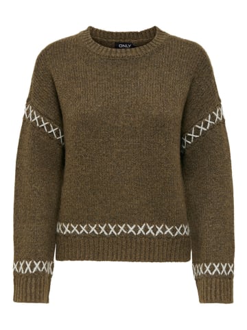 ONLY Sweter w kolorze khaki