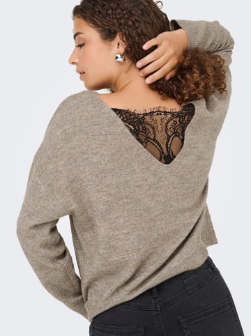 ONLY Pullover in Taupe