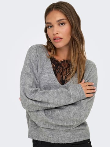 ONLY Sweter w kolorze szarym