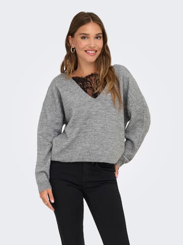ONLY Sweter w kolorze szarym