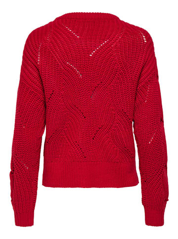 ONLY Sweter w kolorze czerwonym
