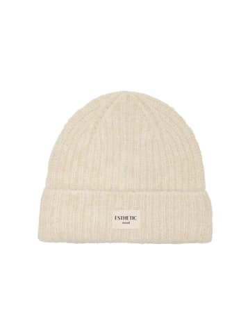 ONLY Czapka beanie w kolorze beżowym