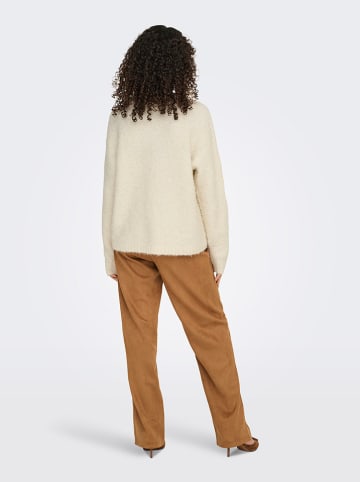 ONLY Sweter w kolorze beżowym