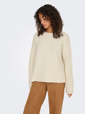 ONLY Sweter w kolorze beżowym