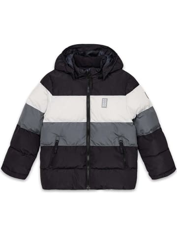 LEGO Steppjacke ''Lwjipe 705'' in Schwarz/ Grau/ Weiß