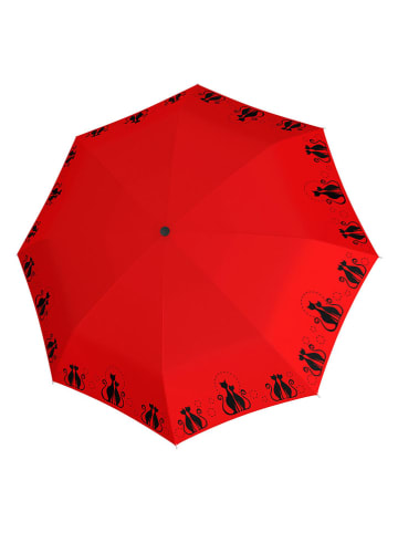 Doppler Taschenschirm in Rot