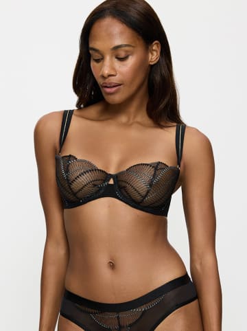 Triumph Balconette-BH "Sea Full of Stars" in Schwarz