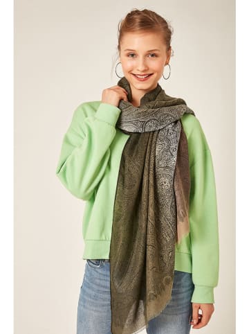 Lucky Bees Sjaal bruin/beige - (L)180 x (B)90 cm