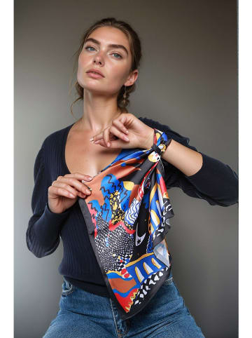 Lucky Bees Tuch in Bunt - (L)50 x (B)50 cm