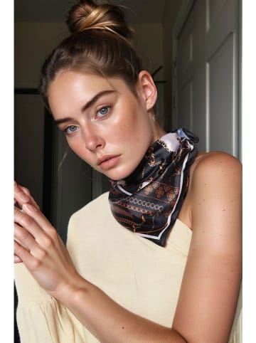 Lucky Bees Doek zwart/oranje - (L)50 x (B)50 cm