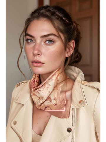 Lucky Bees Chusta w kolorze jasnoróżowo-fiołkowym - 50 x 50 cm