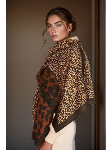 Lucky Bees Sjaal bruin/lichtbruin - (L)180 x (B)90 cm