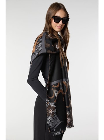 Lucky Bees Schal in Schwarz/ Grau - (L)180 x (B)85 cm