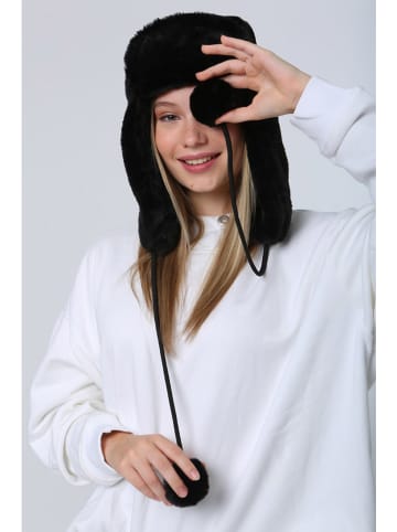 Lucky Bees Czapka w kolorze czarnym