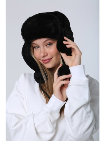 Lucky Bees Czapka w kolorze czarnym