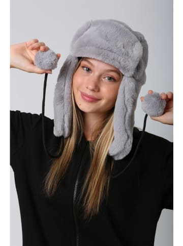 Lucky Bees Muts lichtgrijs