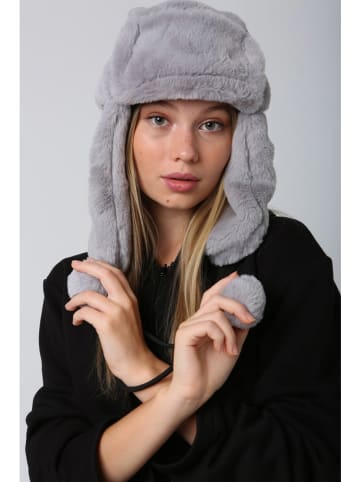 Lucky Bees Muts lichtgrijs