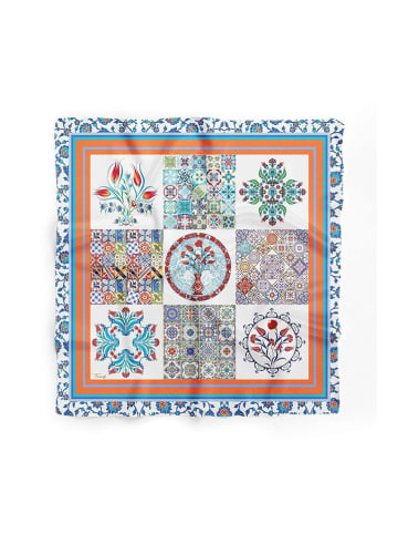 Lucky Bees Tuch in Bunt - (L)55 x (B)55 cm