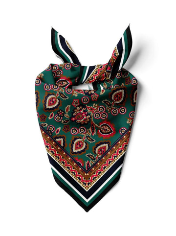 Lucky Bees Doek smaragdgroen/rood - (L)55 x (B)55 cm