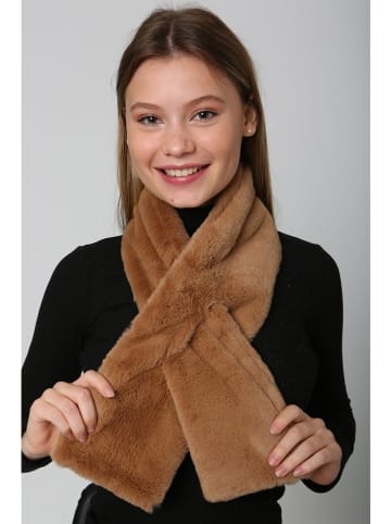 Lucky Bees Schal in Camel - (L)106 x (B)15 cm