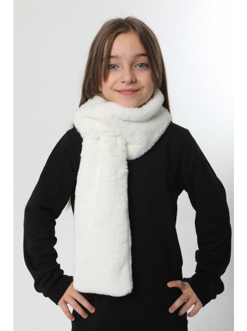 Lucky Bees Szal w kolorze białym - 106 x 15 cm