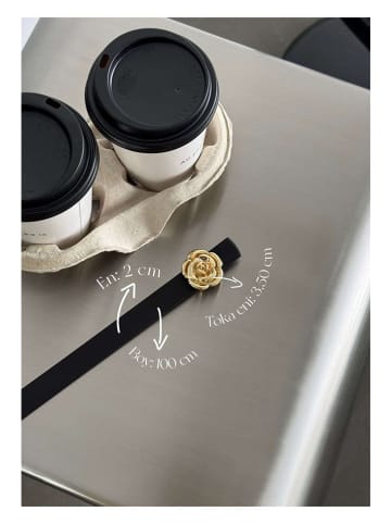 Lucky Bees Pasek w kolorze czarnym - dł. 100 cm