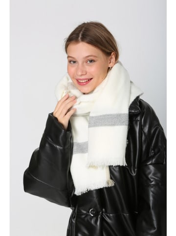 Lucky Bees Schal in Weiß - (L)180 x (B)70 cm