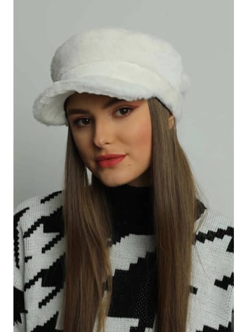 Lucky Bees Czapka w kolorze białym