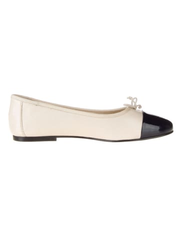 GANT Footwear Leder-Ballerinas in Creme