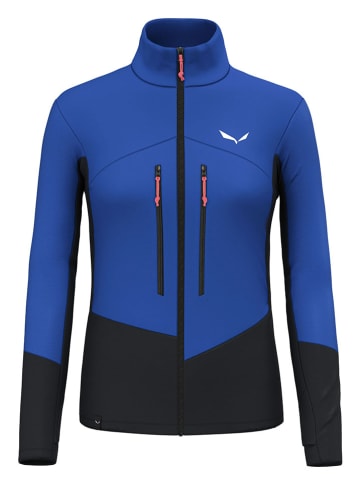 Salewa Fleecejacke "Ortles" in Blau/ Schwarz