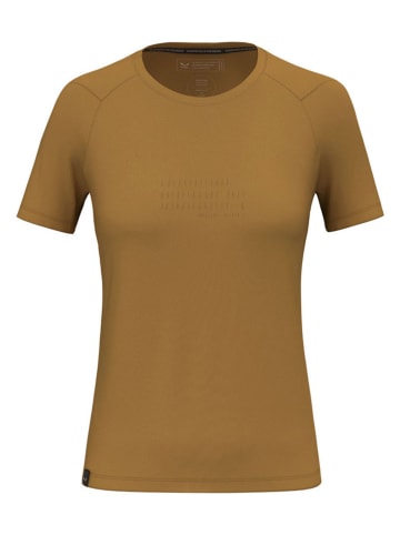 Salewa Funktionsshirt "Eagle Poem" in Hellbraun