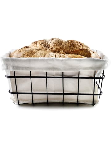 Ibili Broodmand wit/zwart - (L)20 x (B)16 cm