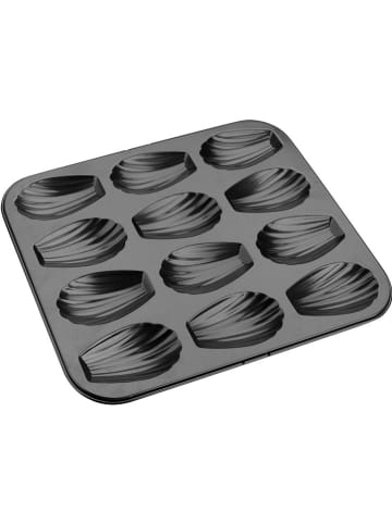 Ibili Madeleineform in Schwarz - (L)25 x (B)21 cm