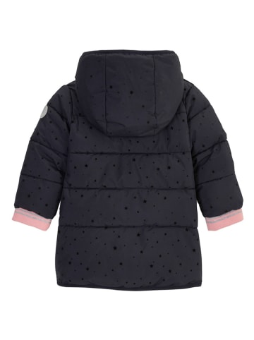 Killtec Doorgestikte mantel "Fiow" donkerblauw