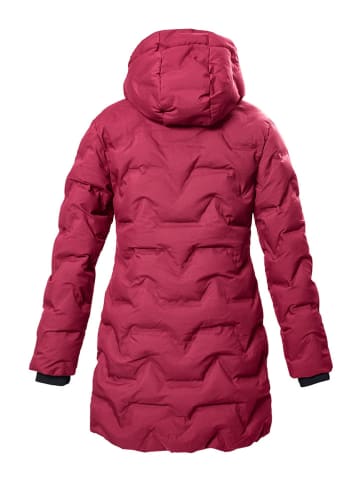 Killtec Doorgestikte mantel "Kow" roze