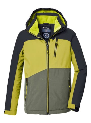 Killtec Ski-/ Snowboardjacke "Kow" in Anthrazit/ Grün/ Khaki